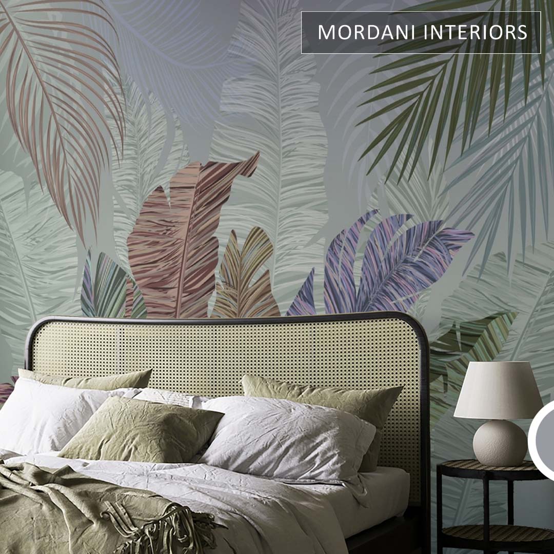 Large Leaves Wall Mural